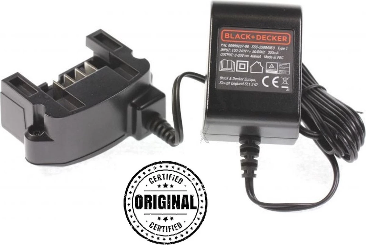 Black & Decker Black & Decker Oplader Acculader Voor Elektrisch Gereedschap ASD184, GTC1845L20, ST1823 9059028706 2 Black & Decker Black & Decker Oplader Acculader Voor Elektrisch Gereedschap ASD184, GTC1845L20, ST1823 9059028706 - Afbeelding 2