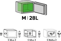 STANDERS - Elektronische Kluis - 28L - 35 X 44 X 23 Cm - Wandkluis - Codekluis - 2 Veiligheidssleutels - Elektronische Wachtwoordkluis -Makita || Merkloos || Stanley Verkoopwinkel 1200x805 25