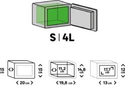 STANDERS - Elektronische Kluis - 4L - 15 X 20 X 15 Cm - Wandkluis - Codekluis - 2 Veiligheidssleutels - Elektronische Wachtwoordkluis -Makita || Merkloos || Stanley Verkoopwinkel 1200x819 20