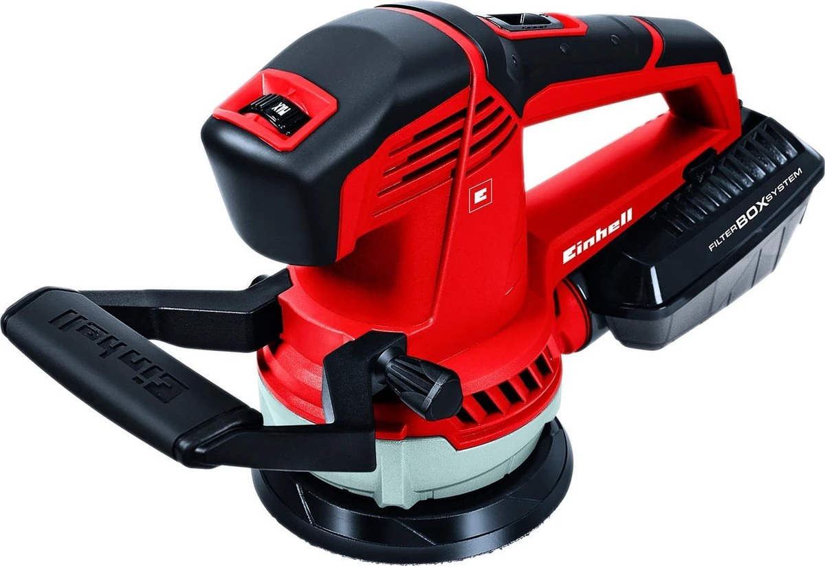 Einhell Excentrische Schuurmachine TE-RS 40 E (400 W - Schuurschijf Ø 125 Mm - Snelheidsregeling - Stofopvangbak En Zuigadapter - Koffer) 1 Einhell Excentrische Schuurmachine TE-RS 40 E (400 W - Schuurschijf Ø 125 Mm - Snelheidsregeling - Stofopvangbak En Zuigadapter - Koffer)