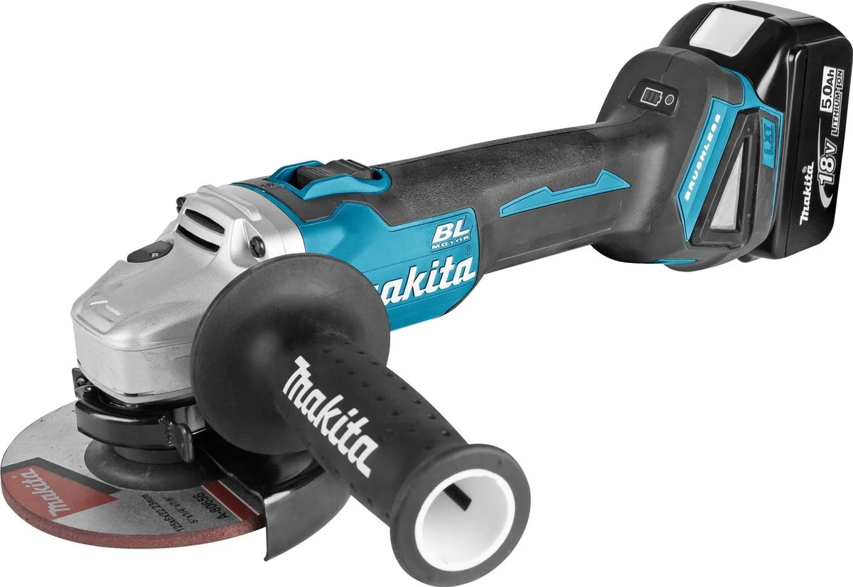 Makita DGA504Z Haakse Slijper - 18 V - 125 Mm - Losse Body (geleverd Zonder Accu En Lader) 8 Makita DGA504Z Haakse Slijper - 18 V - 125 Mm - Losse Body (geleverd Zonder Accu En Lader) - Afbeelding 8