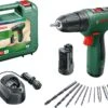 Bosch EasyDrill 1200 Accuschroefboormachine - Met Dubbele Schroefbit En Koffer - Met 2x 12 V Accu En Lader