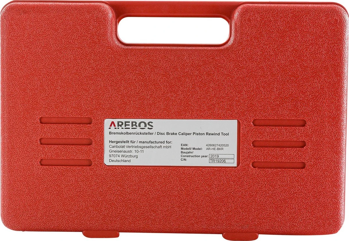 AREBOS Remzuigerterugstelset Remzuigerterugstelapparaat Universele Remzuiger Zuigerteru 6 AREBOS Remzuigerterugstelset Remzuigerterugstelapparaat Universele Remzuiger Zuigerteru - Afbeelding 6