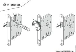 Intersteel Woningbouw Toilet-/badkamerslot Wit 63/8 Mm -Makita || Merkloos || Stanley Verkoopwinkel 1200x834 13