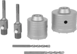 VONROC Gatenzaag Set SDS-Plus – 2-delig – 68-82mm - Universeel – Incl. Gatenboor, Centreerboor En SDS-plus Adapter -Makita || Merkloos || Stanley Verkoopwinkel 1200x835 10