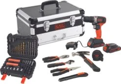 Black & Decker BLACK+DECKER BCD001BAHFC-QW Accuboormachine - 18V - 50 Accessoires - Schroeven En Boren