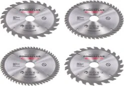 Powerplus POWESET4 Elektrische Cirkelzaag - 1200W - Zaagblad 185mm - Incl. Parallelgeleider, Stofafzuigingaansluiting, Aluminium Gereedschapskoffer En 4 Cirkelzaagbladen Hout -Makita || Merkloos || Stanley Verkoopwinkel 1200x837 8