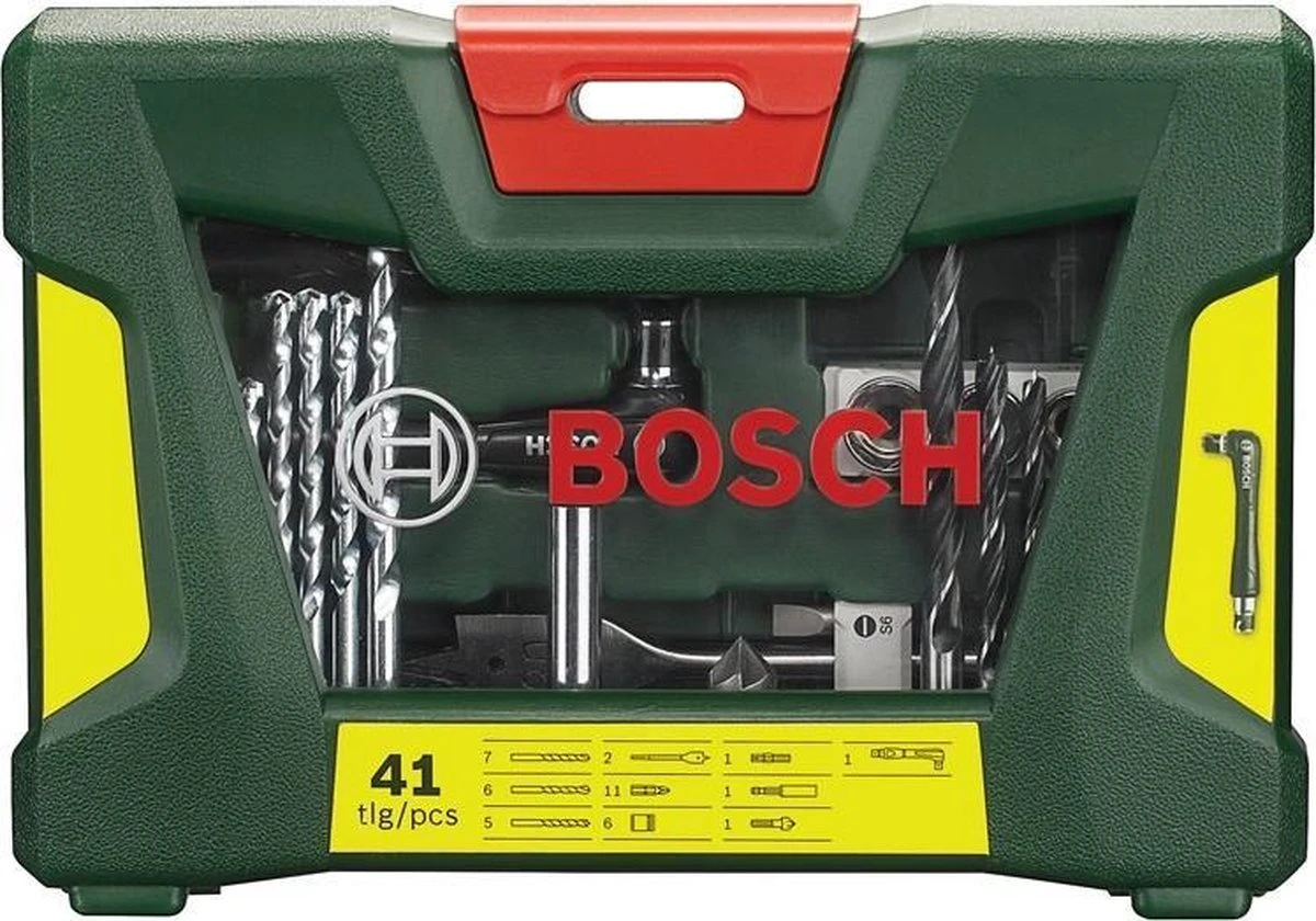 Bosch V-Line Borenset - 41-delig - Voor Hout, Metaal En Steen - Geschikt Voor Alle Merken 3 Bosch V-Line Borenset - 41-delig - Voor Hout, Metaal En Steen - Geschikt Voor Alle Merken - Afbeelding 3