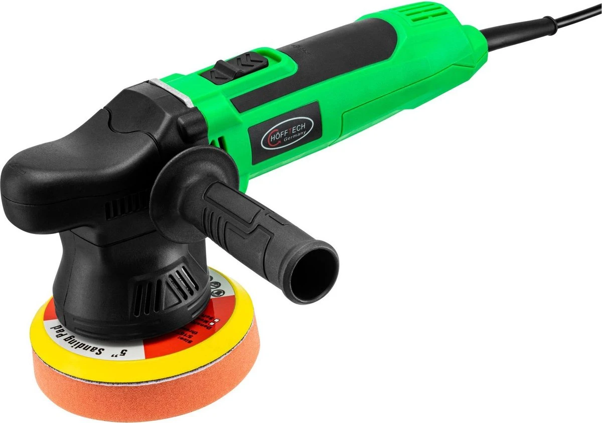 Hofftech Haakse Polijstmachine Excentrisch - 650 W - Met Accessoires 9 Hofftech Haakse Polijstmachine Excentrisch - 650 W - Met Accessoires - Afbeelding 9