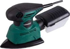 VONROC PS501AC Multischuurmachine – Palmschuurmachine – 130W – Met Stofopvangbox & 6 Stuks Schuurpapier -Makita || Merkloos || Stanley Verkoopwinkel 1200x844 9