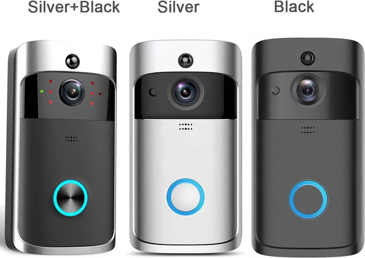 T-ring Video Deurbel. V5 Zwart. Incl. Accu Pakket En 3 Losse Bellen. (Geschikt Voor Android En OS - Draadloos Via 2.4 Ghz Wifi - Geen Abonnement Verplichting) 10 T-ring Video Deurbel. V5 Zwart. Incl. Accu Pakket En 3 Losse Bellen. (Geschikt Voor Android En OS - Draadloos Via 2.4 Ghz Wifi - Geen Abonnement Verplichting) - Afbeelding 10