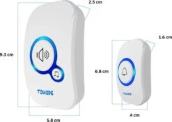 Merkloos Video Deurbel - Draadloze Deurbelset - Deurbel Met Camera - Deurbel Met Muziek - Zwart -Makita || Merkloos || Stanley Verkoopwinkel 1200x849 17