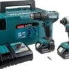 Makita DLX2283TJ 18V Li-Ion Brushless Combiset (2x 5.0Ah Accu) (DHP485 (klop)boor-/schroefmachine)(DTD153 Slagschroevendraaier)