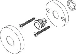 Intersteel Deurbel Rond Verdekt ø53x10 Rvs Geborsteld -Makita || Merkloos || Stanley Verkoopwinkel 1200x851 22