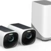 EufyCam 3 - S330 - 2 Beveiligingscamera's / IP-camera's + HomeBase 3 - 4K Resolutie - Geïntegreerd Zonnepaneel
