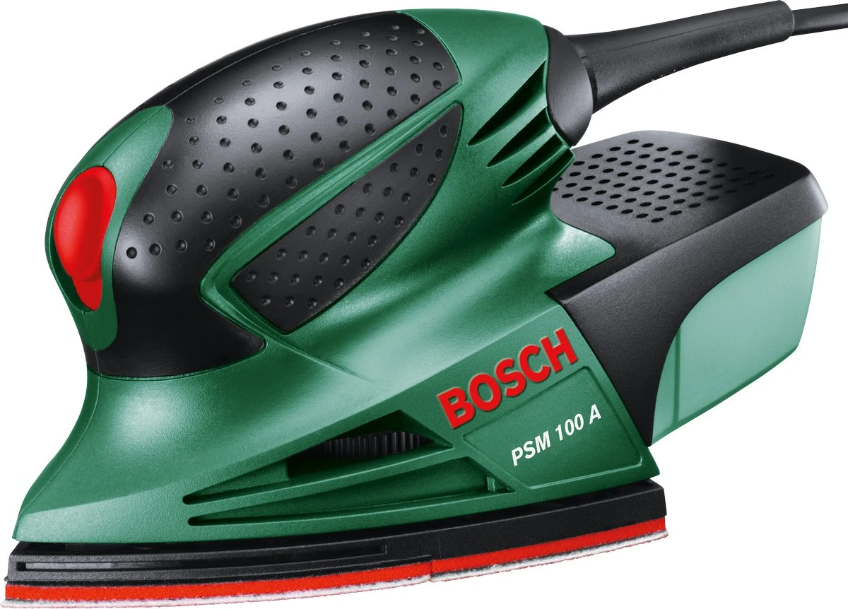 Bosch PSM 100 A Multischuurmachine - Op Snoer - 100 W - Incl. 30 Schuurvellen 2 Bosch PSM 100 A Multischuurmachine - Op Snoer - 100 W - Incl. 30 Schuurvellen - Afbeelding 2
