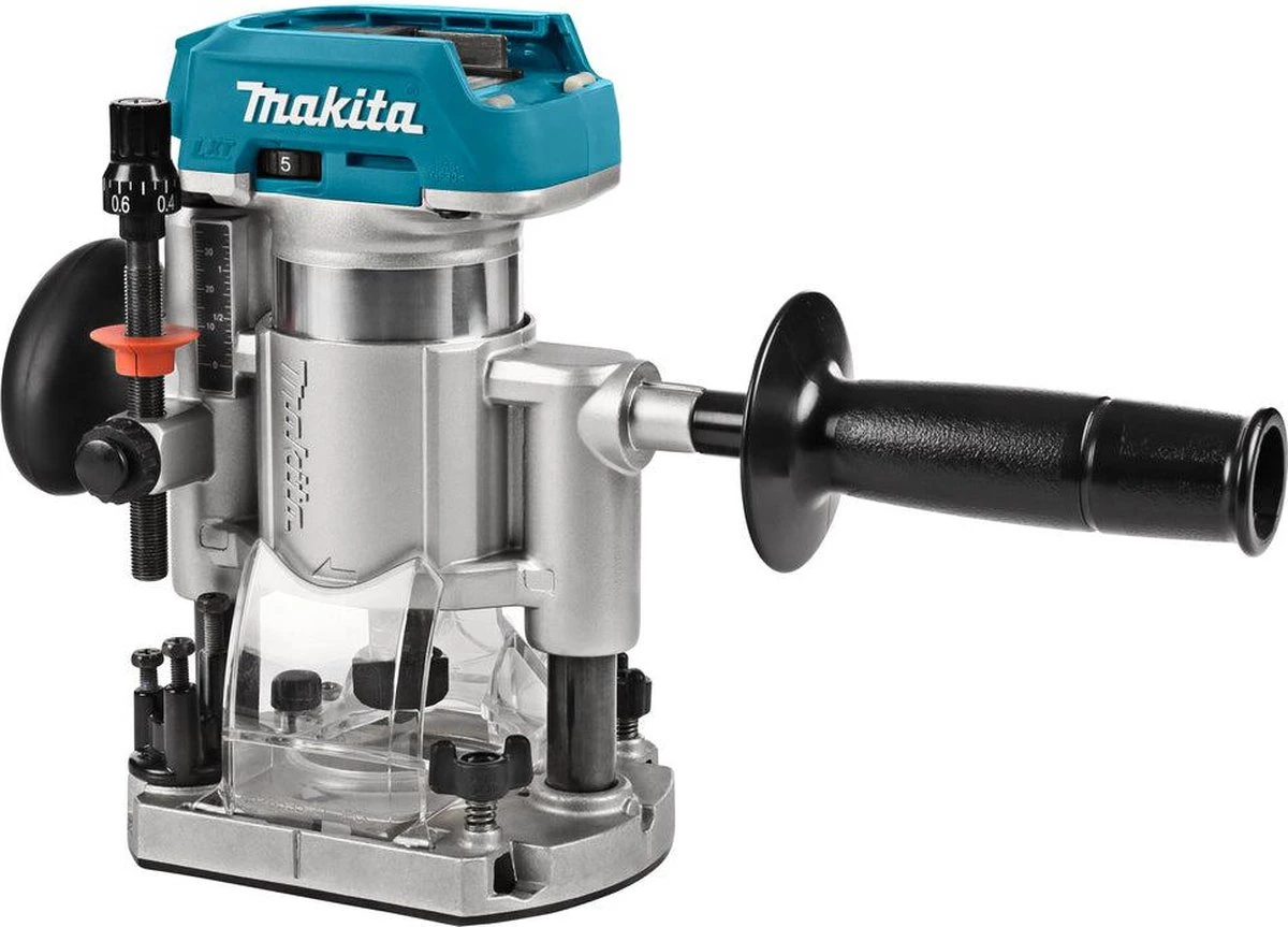 Makita DRT50ZJX9 18V Li-Ion Accu Boven / Kantenfrees Body In Mbox 4 Makita DRT50ZJX9 18V Li-Ion Accu Boven / Kantenfrees Body In Mbox - Afbeelding 4