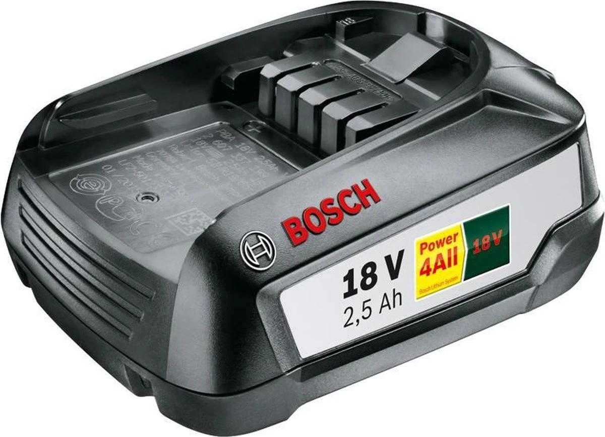 Bosch Starterset 18 V Gereedschapsaccu En Lader - 18V Accu (2.5 Ah) + AL 1830 CV Lader 3 Bosch Starterset 18 V Gereedschapsaccu En Lader - 18V Accu (2.5 Ah) + AL 1830 CV Lader - Afbeelding 3