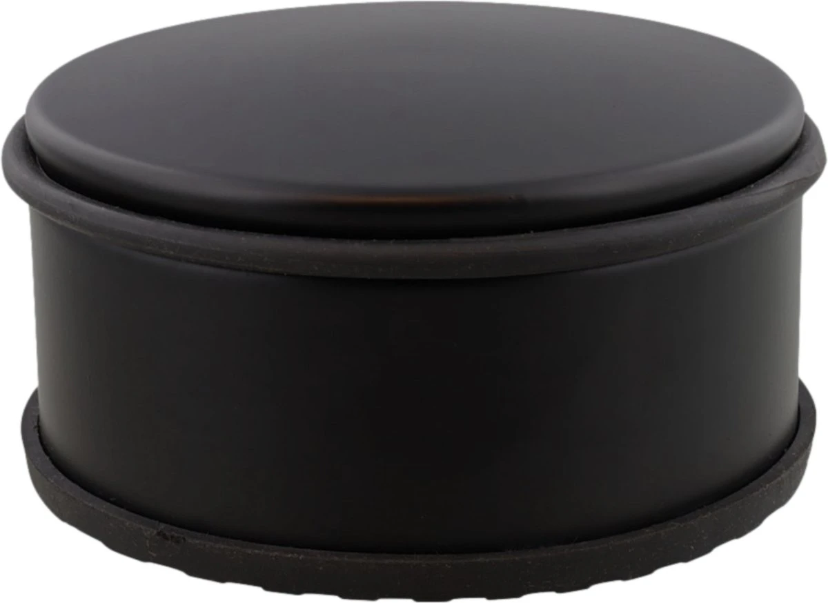 MESC Deurstopper Deurstop Deurstopper Binnen Deurbuffer Zwart - 1.1kg - 11x11x6cm 1 MESC Deurstopper Deurstop Deurstopper Binnen Deurbuffer Zwart - 1.1kg - 11x11x6cm