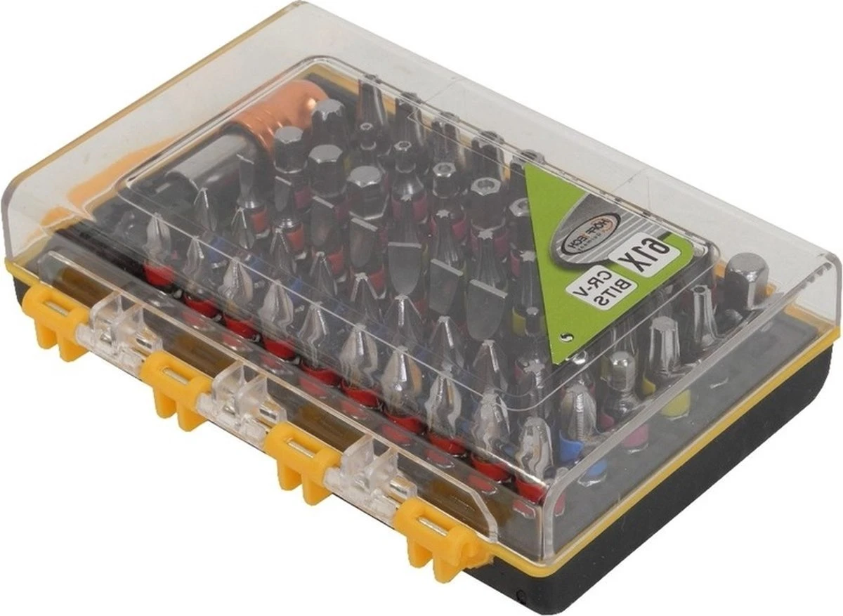 Bitset Professional - Gereedschap - 61 Delig - Professioneel - Met Kleurcode - 61 Dlg 12 Bitset Professional - Gereedschap - 61 Delig - Professioneel - Met Kleurcode - 61 Dlg - Afbeelding 12