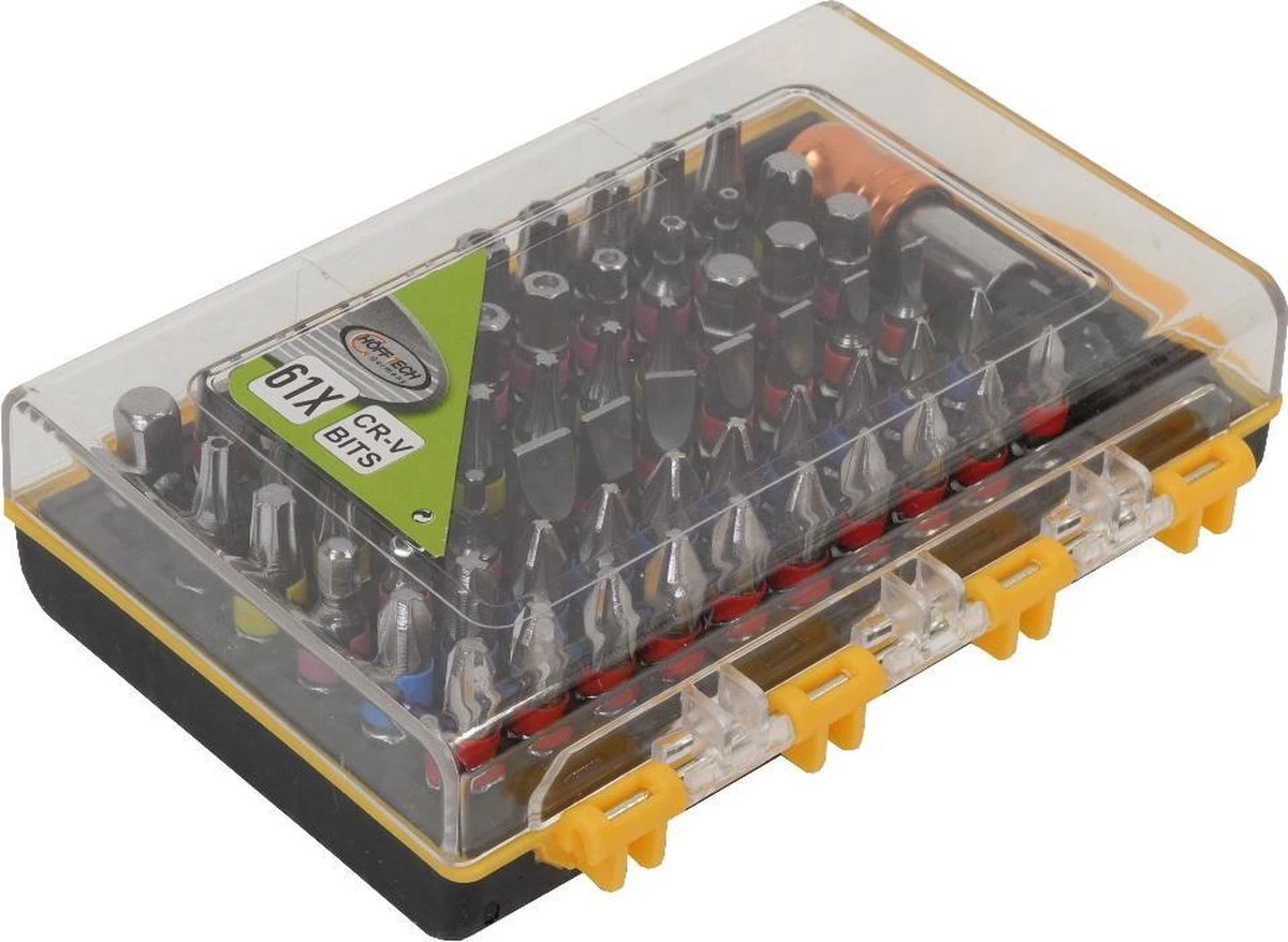 Bitset Professional - Gereedschap - 61 Delig - Professioneel - Met Kleurcode - 61 Dlg 4 Bitset Professional - Gereedschap - 61 Delig - Professioneel - Met Kleurcode - 61 Dlg - Afbeelding 4