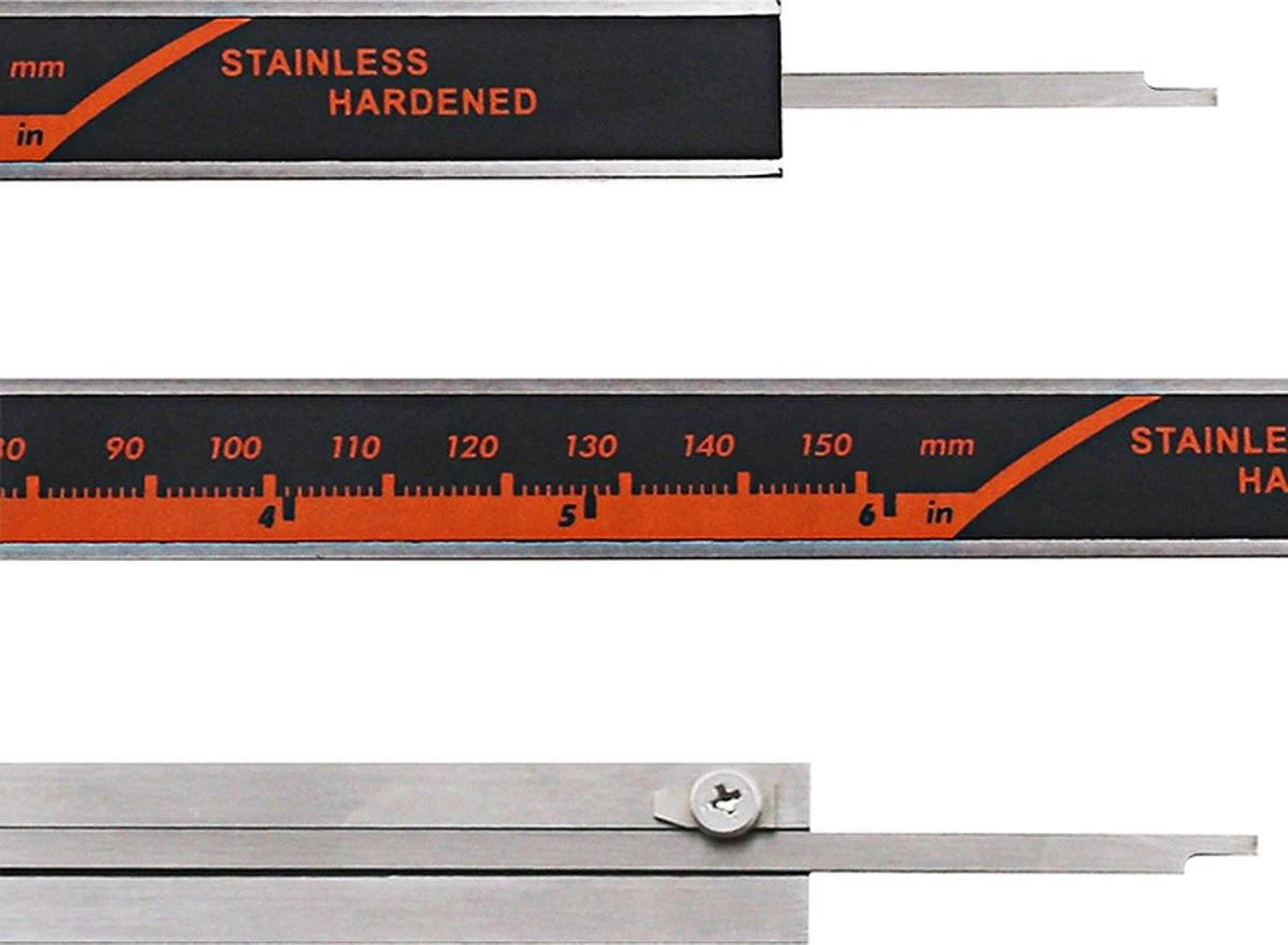Professionele Digitale Schuifmaat | Zware Kwaliteit | 0 - 150mm | RVS | Nauwkeurige Metingen | In Opbergbox | Batterij | Handleiding | 5 Professionele Digitale Schuifmaat | Zware Kwaliteit | 0 - 150mm | RVS | Nauwkeurige Metingen | In Opbergbox | Batterij | Handleiding | - Afbeelding 5