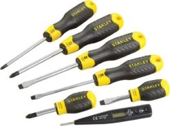 STANLEY 6-Delige Cushiongrip Schroevendraaierset
