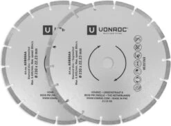 VONROC Diamantschijven – Ø230mm – 2 Stuks Voor Steen - Universeel -Makita || Merkloos || Stanley Verkoopwinkel 1200x891 8