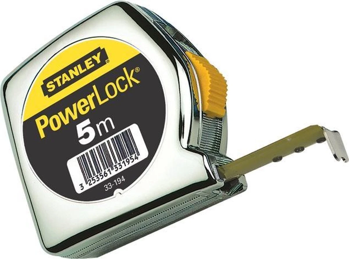 STANLEY Rolbandmaat Powerlock - 5 M - 19 Mm 6 STANLEY Rolbandmaat Powerlock - 5 M - 19 Mm - Afbeelding 6