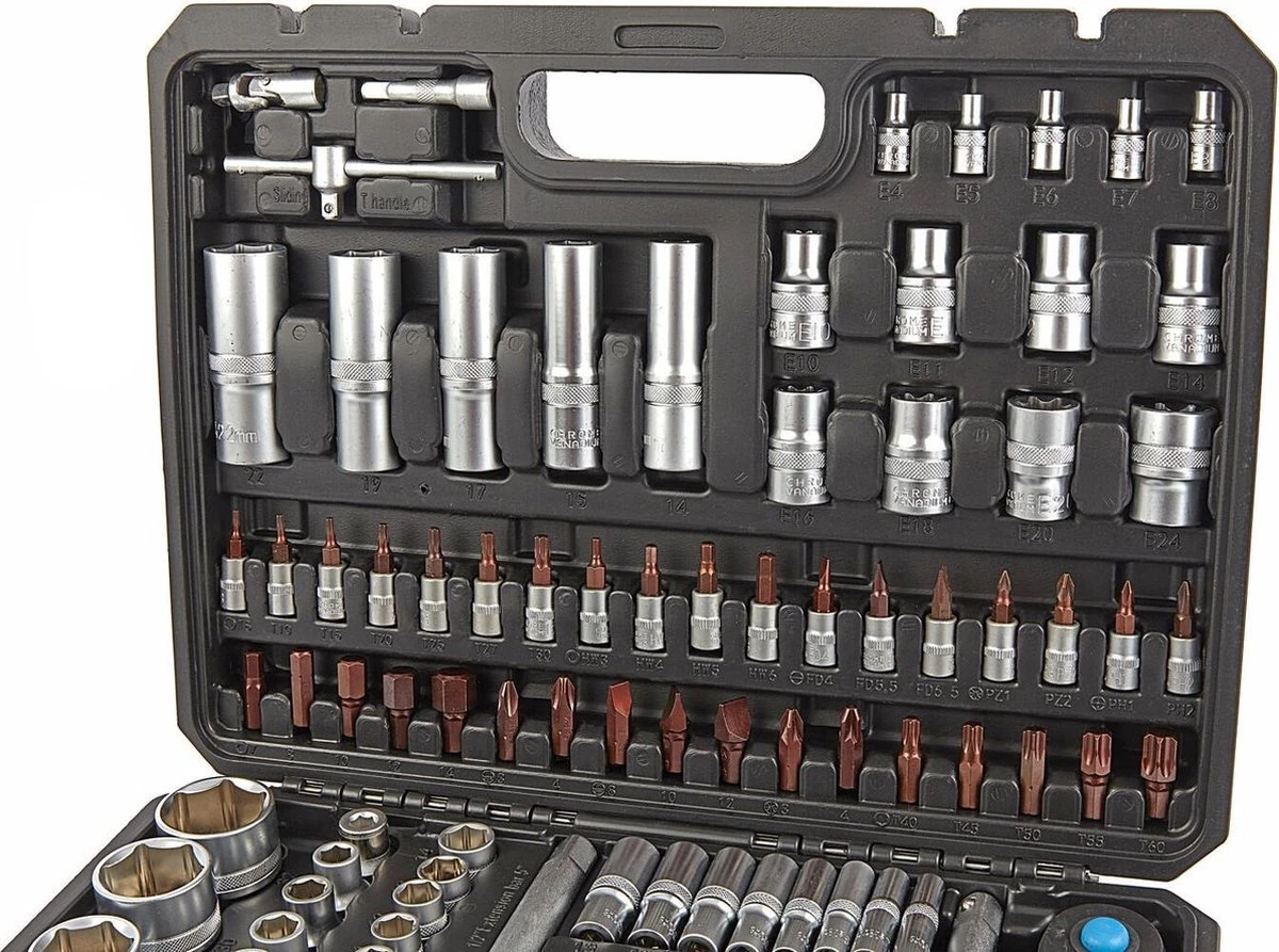 108 Delige Professionele Doppenset Met Premium Ratels 9 108 Delige Professionele Doppenset Met Premium Ratels - Afbeelding 9