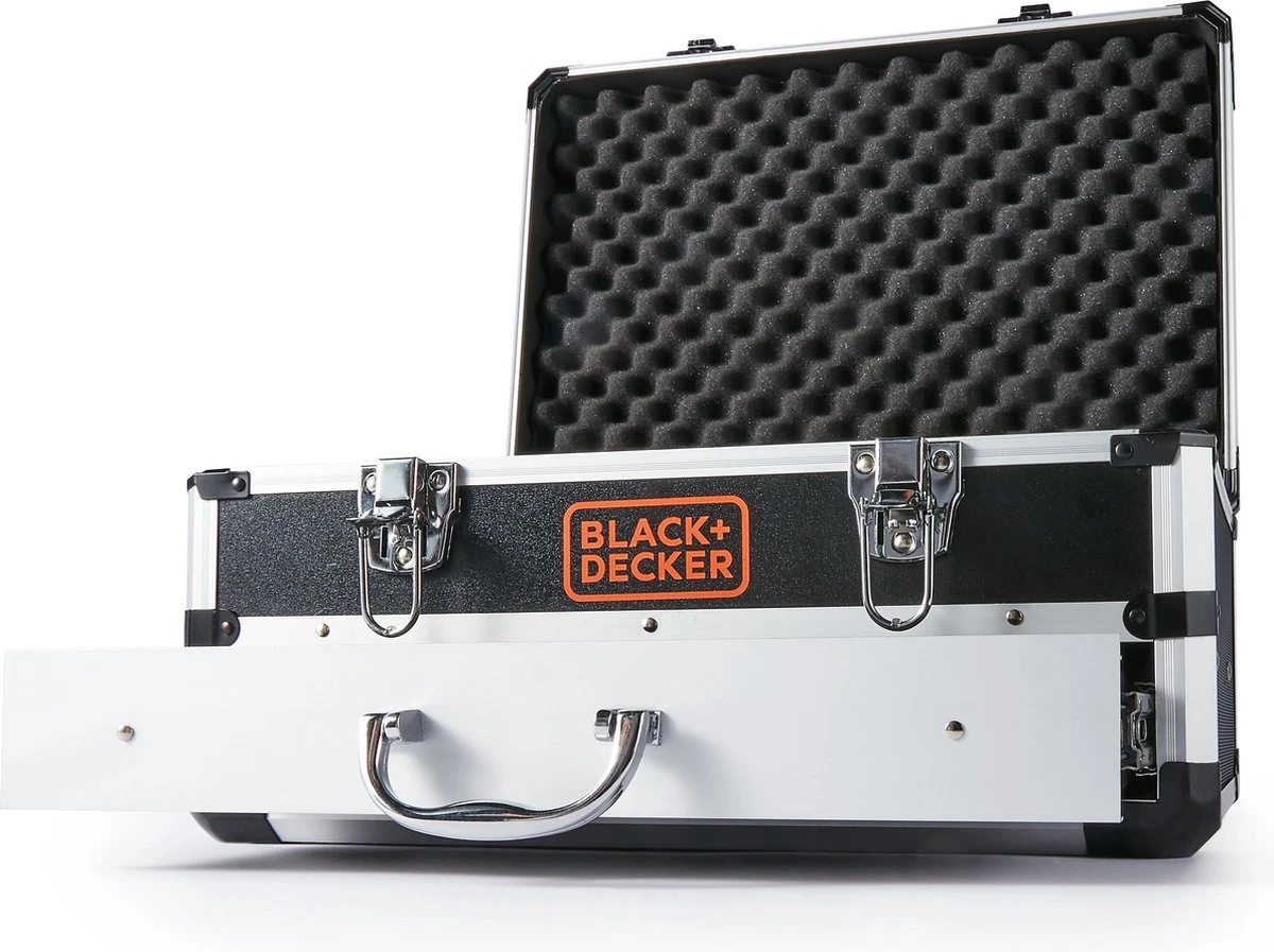 Black & Decker BLACK+DECKER BDC718AS2F-QW Klopboormachine - 18V - Incl. 2 Accu’s - 80 Accessoires 3 Black & Decker BLACK+DECKER BDC718AS2F-QW Klopboormachine - 18V - Incl. 2 Accu’s - 80 Accessoires - Afbeelding 3