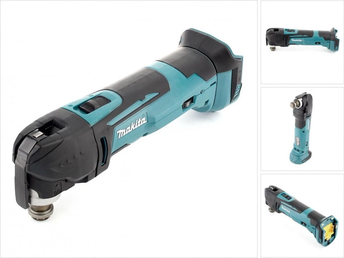 Makita DTM51ZJX3 Multitool - Oscillerend - 18 V - Incl. Koffer En 16 Accessoires - Losse Body (geleverd Zonder Accu En Lader) 3 Makita DTM51ZJX3 Multitool - Oscillerend - 18 V - Incl. Koffer En 16 Accessoires - Losse Body (geleverd Zonder Accu En Lader) - Afbeelding 3