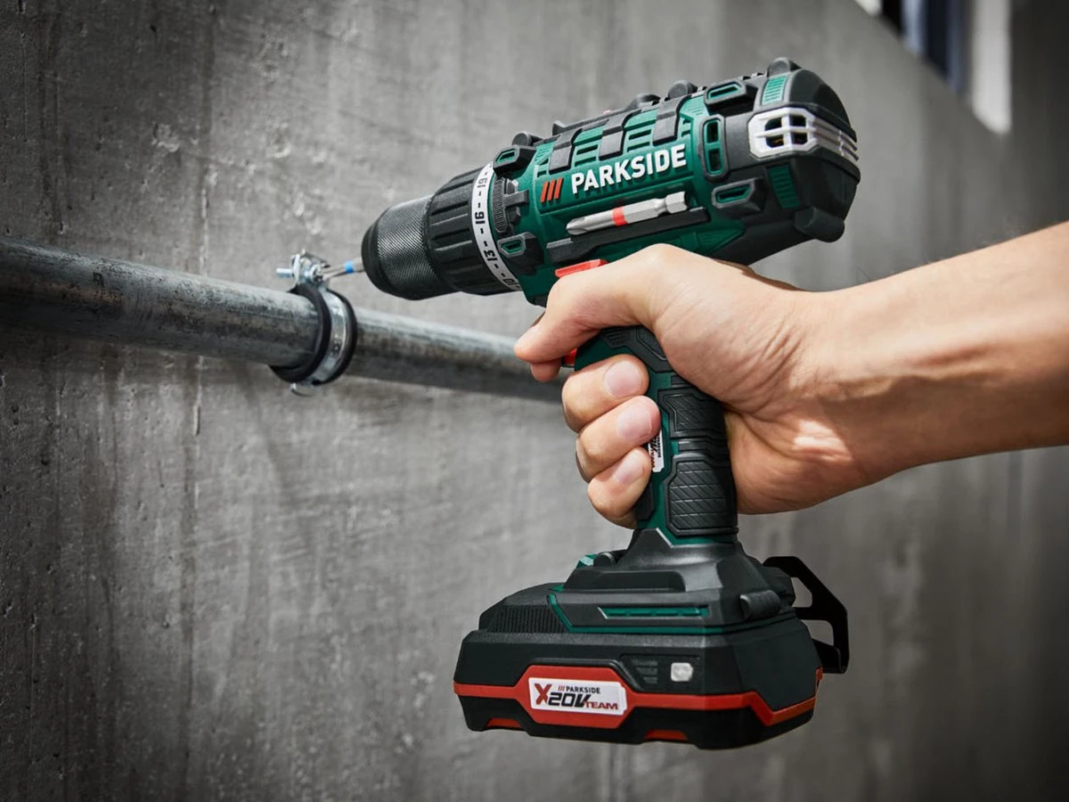 Parkside Accu Boorschroefmachineset 20V - Toerental: 0-400 Min-¹ (1e Versnelling) | 0-1400 Min-¹ (2e Versnelling) - Draaimoment: 40 Nm - Boordiameter: Max. 30 Mm (hout) | 13 Mm (staal) - Inclusief: 2 Accu's, 1 Oplader En 73-delige Toebehorenset 8 Parkside Accu Boorschroefmachineset 20V - Toerental: 0-400 Min-¹ (1e Versnelling) | 0-1400 Min-¹ (2e Versnelling) - Draaimoment: 40 Nm - Boordiameter: Max. 30 Mm (hout) | 13 Mm (staal) - Inclusief: 2 Accu's, 1 Oplader En 73-delige Toebehorenset - Afbeelding 8