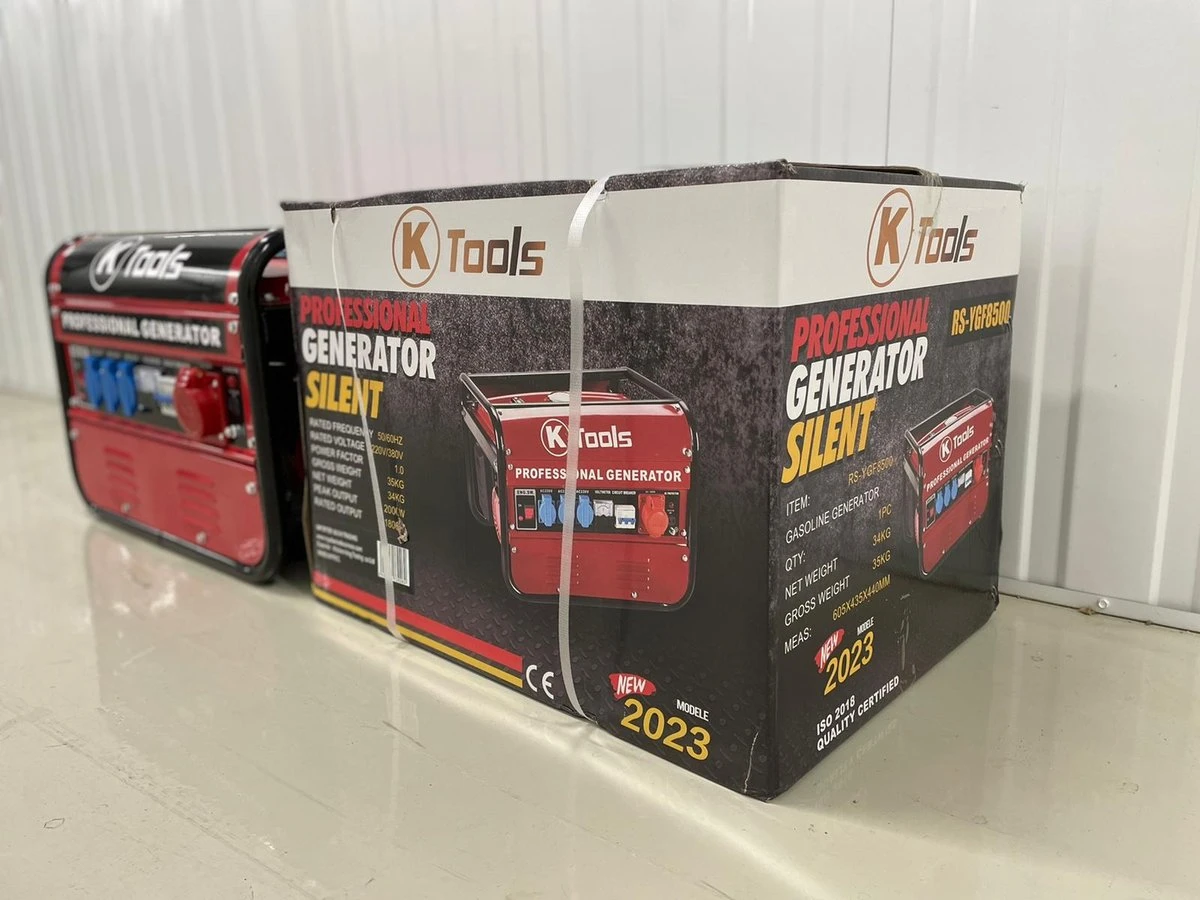 Ks Tools Generator - Professionele Generator - Stroomaggregaat - 220/380V - 15L - Aggregaat - Noodvoorziening - SPECIALE UITGAVEN 5 Ks Tools Generator - Professionele Generator - Stroomaggregaat - 220/380V - 15L - Aggregaat - Noodvoorziening - SPECIALE UITGAVEN - Afbeelding 5