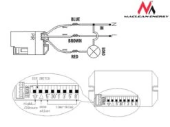PIR Bewegingssensor 360 ° Infrarooddetector MCE32 Maclean 16 PIR Bewegingssensor 360 ° Infrarooddetector MCE32 Maclean -Makita || Merkloos || Stanley Verkoopwinkel 1200x900 282