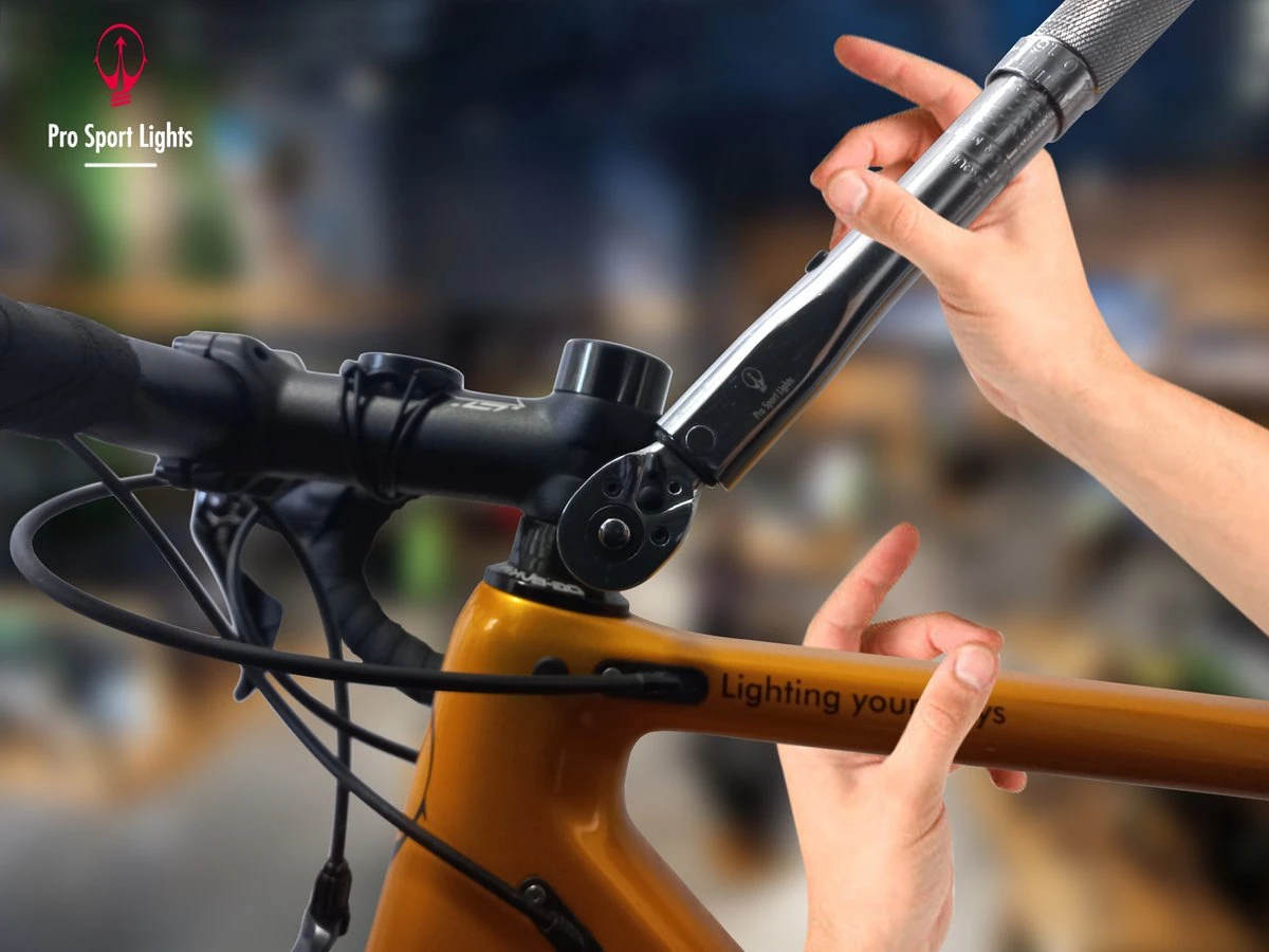 Pro Sport Lights Momentsleutel Set 1/4 Fietsgereedschap - Draaimomentsleutel 2/24Nm Fiets 6 Pro Sport Lights Momentsleutel Set 1/4 Fietsgereedschap - Draaimomentsleutel 2/24Nm Fiets - Afbeelding 6