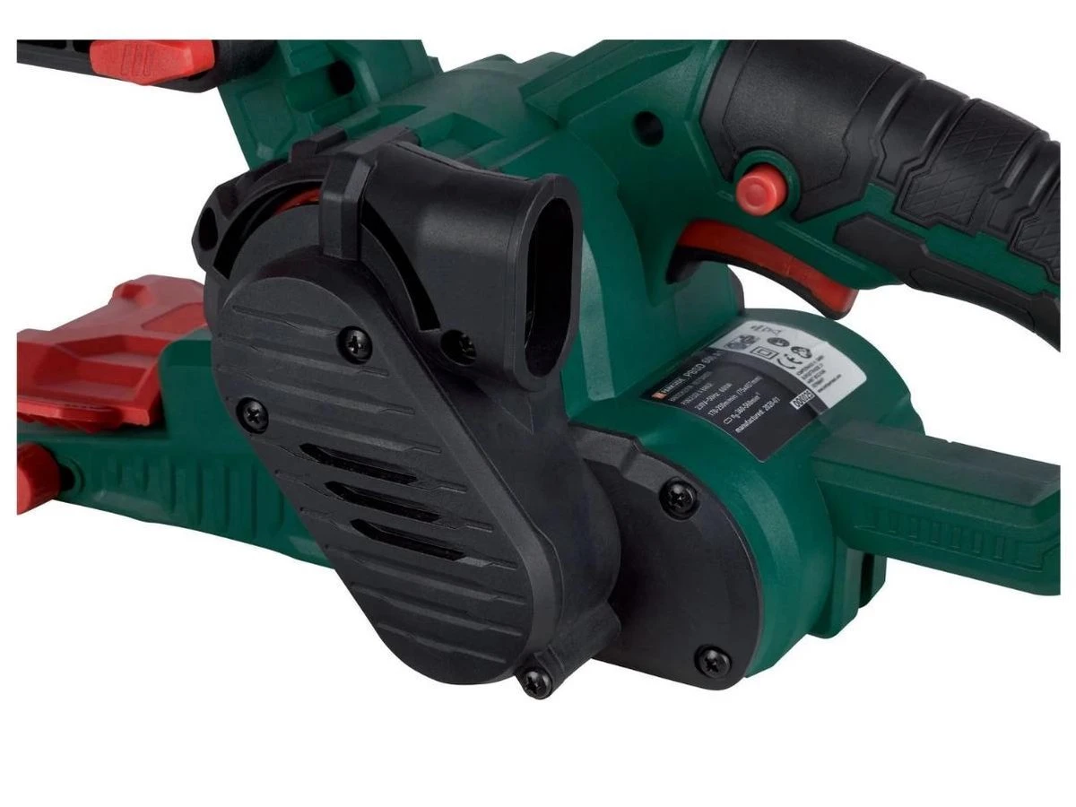 Parkside Bandschuurmachine - Bandsnelheid: 170–250 M/min - Schuuroppervlak: 75 X 140 Mm - Stofafzuiging: Stofbox - Met Sterke Motor, Variabele Snelheidsregeling En Gereedschaploos Schuurpapier Verwisselen 8 Parkside Bandschuurmachine - Bandsnelheid: 170–250 M/min - Schuuroppervlak: 75 X 140 Mm - Stofafzuiging: Stofbox - Met Sterke Motor, Variabele Snelheidsregeling En Gereedschaploos Schuurpapier Verwisselen - Afbeelding 8