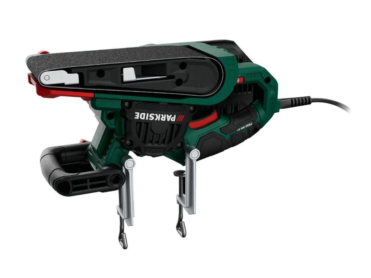 Parkside Bandschuurmachine - Bandsnelheid: 170–250 M/min - Schuuroppervlak: 75 X 140 Mm - Stofafzuiging: Stofbox - Met Sterke Motor, Variabele Snelheidsregeling En Gereedschaploos Schuurpapier Verwisselen 10 Parkside Bandschuurmachine - Bandsnelheid: 170–250 M/min - Schuuroppervlak: 75 X 140 Mm - Stofafzuiging: Stofbox - Met Sterke Motor, Variabele Snelheidsregeling En Gereedschaploos Schuurpapier Verwisselen - Afbeelding 10