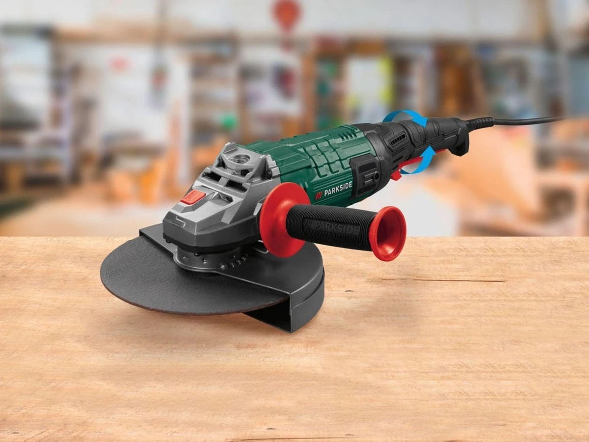 Haakse Slijper - Parkside - 2000 W - Slijpschijf: Ø230 Mm 11 Haakse Slijper - Parkside - 2000 W - Slijpschijf: Ø230 Mm - Afbeelding 11