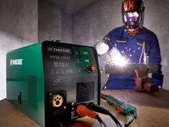 PARKSIDE Multifunctioneel Lasapparaat - Geschikt Voor 4 Lasmethoden: MMA (staafelektroden), Massieve Draad, MIG (inert Gas) En WIG (wolfraam-inert Gas) - MMA-lasstroom: 30-140 A - MIG-lasstroom: 50-160 A - WIG-lasstroom: 30-200 A - 4 Lasprocessen 11 PARKSIDE Multifunctioneel Lasapparaat - Geschikt Voor 4 Lasmethoden: MMA (staafelektroden), Massieve Draad, MIG (inert Gas) En WIG (wolfraam-inert Gas) - MMA-lasstroom: 30-140 A - MIG-lasstroom: 50-160 A - WIG-lasstroom: 30-200 A - 4 Lasprocessen -Makita || Merkloos || Stanley Verkoopwinkel 1200x900 92