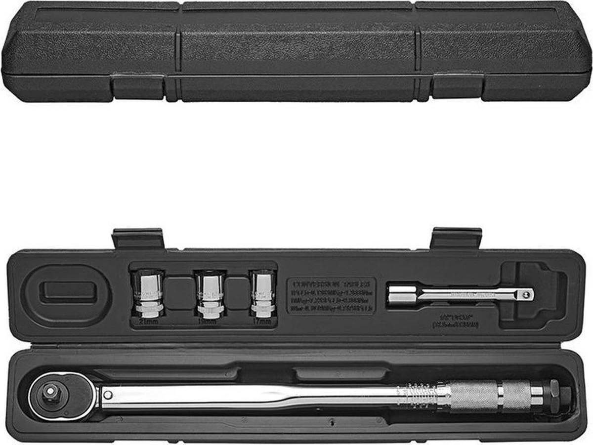 PROPLUS Draaimomentsleutel In Koffer Met 3 Doppen - Draaimomentsleutel/Dynamometrische Sleutel - Auto Gereedschap 3 PROPLUS Draaimomentsleutel In Koffer Met 3 Doppen - Draaimomentsleutel/Dynamometrische Sleutel - Auto Gereedschap - Afbeelding 3