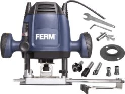 FERM Bovenfrees 1200W - 6, 8 Mm - Variabele Snelheid – Incl. 3-delige Frezenset, Kopieerring, Parallelgeleider En Passerpunt -Makita || Merkloos || Stanley Verkoopwinkel 1200x902 23