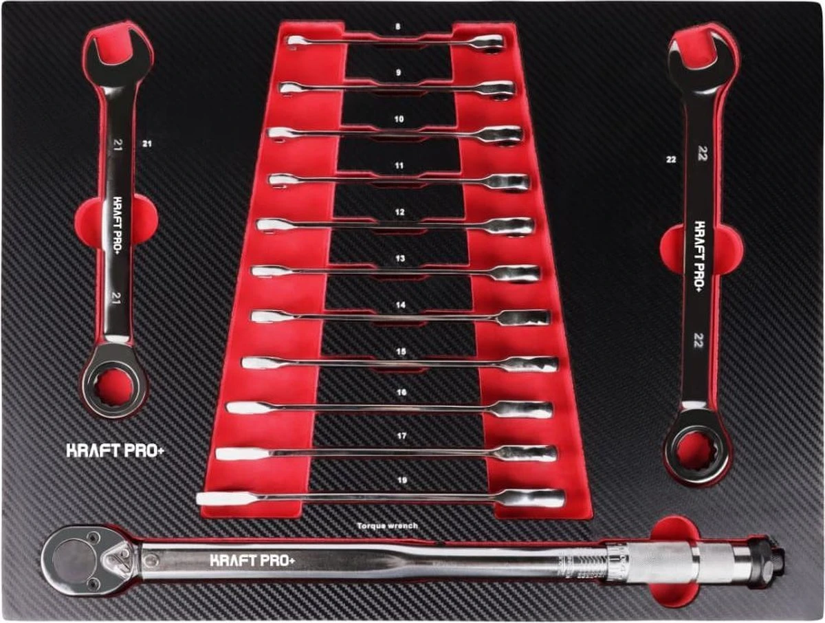 Kraft Pro+ - Gereedschapwagen - 7/6 Laden Gevuld - Groot Opbergvak 7 Kraft Pro+ - Gereedschapwagen - 7/6 Laden Gevuld - Groot Opbergvak - Afbeelding 7