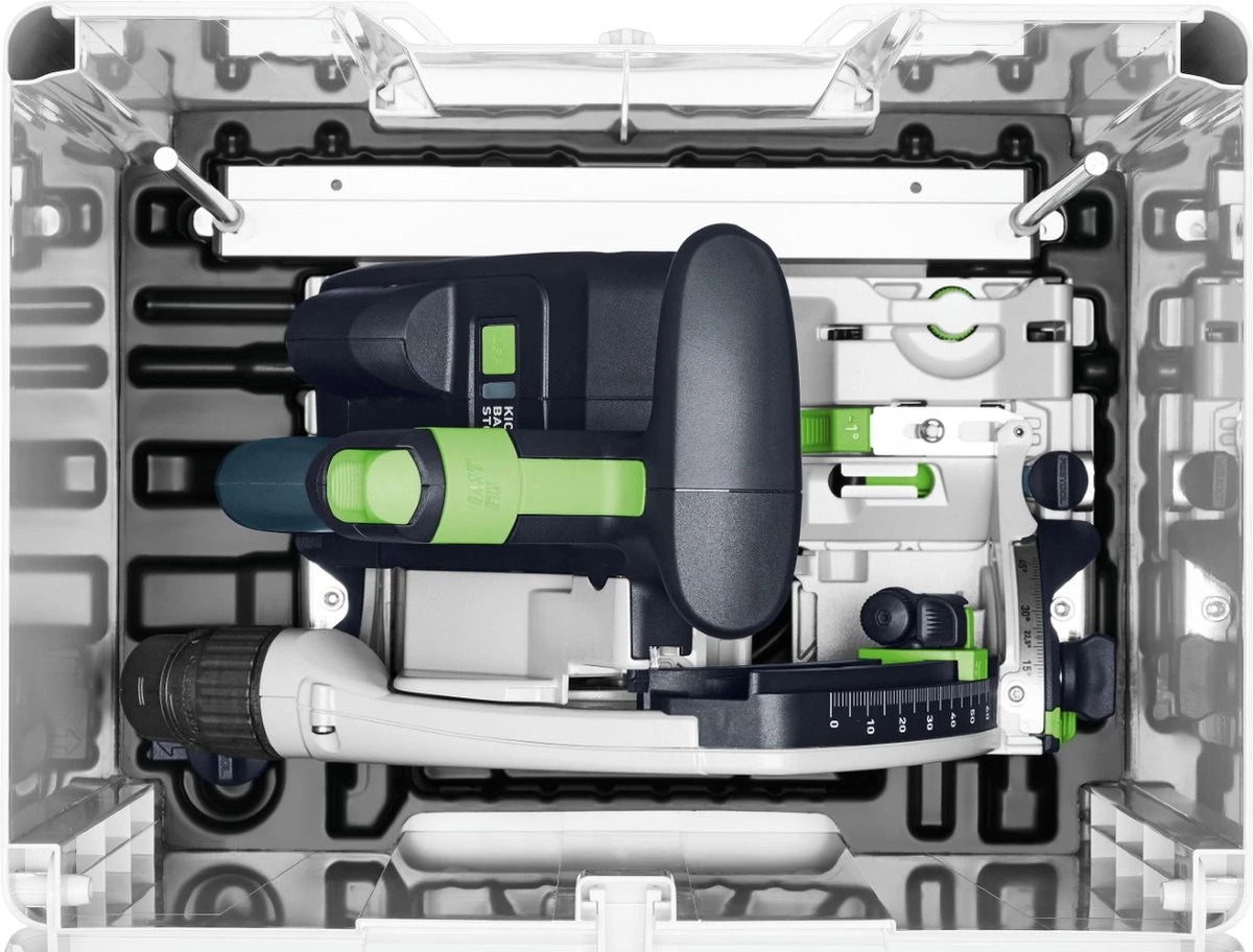Festool TS 60 KEBQ-Plus-FS Invalzaag In Systainer Met FS 1400/2 Geleiderail - 577417 6 Festool TS 60 KEBQ-Plus-FS Invalzaag In Systainer Met FS 1400/2 Geleiderail - 577417 - Afbeelding 6