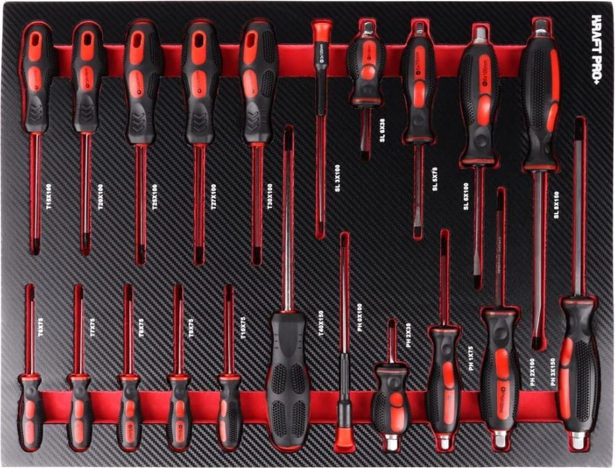 Kraft Pro+ - Gereedschapwagen - 7/6 Laden Gevuld - Groot Opbergvak 6 Kraft Pro+ - Gereedschapwagen - 7/6 Laden Gevuld - Groot Opbergvak - Afbeelding 6