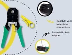 Merkloos Krimptang Voor Netwerk Kabels - RJ11, RJ12 En RJ45 Connetoren -Makita || Merkloos || Stanley Verkoopwinkel 1200x915
