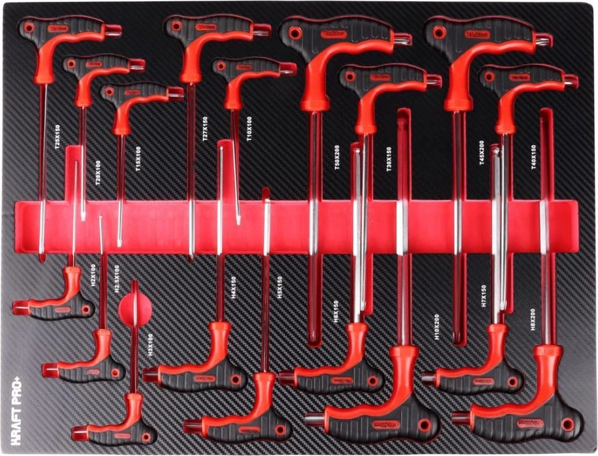 Kraft Pro+ - Gereedschapwagen - 7/6 Laden Gevuld - Groot Opbergvak 9 Kraft Pro+ - Gereedschapwagen - 7/6 Laden Gevuld - Groot Opbergvak - Afbeelding 9