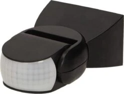 PIR Bewegingsmelder - 180 ° Detectie - IP65 - Zwart