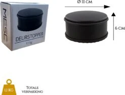 MESC Deurstopper Deurstop Deurstopper Binnen Deurbuffer Zwart - 1.1kg - 11x11x6cm 10 MESC Deurstopper Deurstop Deurstopper Binnen Deurbuffer Zwart - 1.1kg - 11x11x6cm -Makita || Merkloos || Stanley Verkoopwinkel 1200x917 10