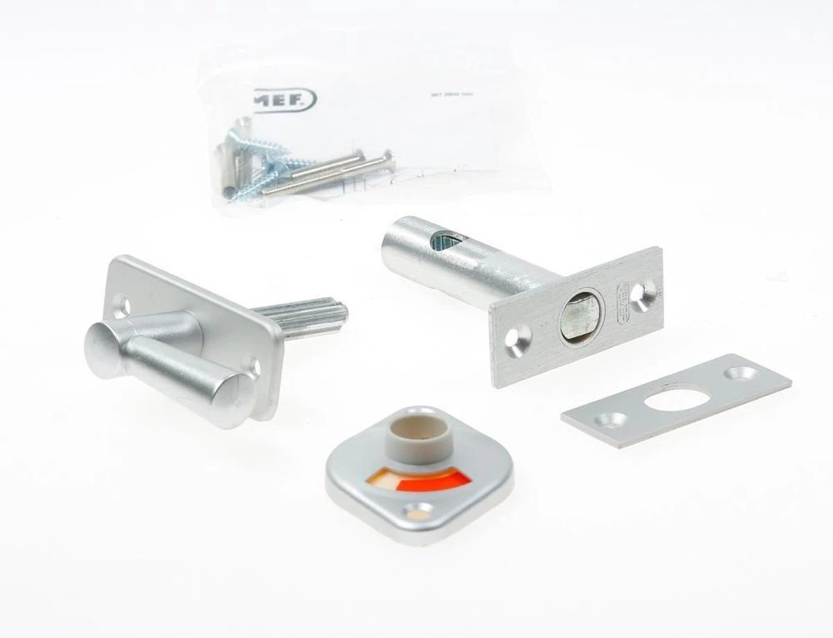 Nemef WC Insteekgrendel 2705-4 Doornmaat 50mm 1 Nemef WC Insteekgrendel 2705-4 Doornmaat 50mm